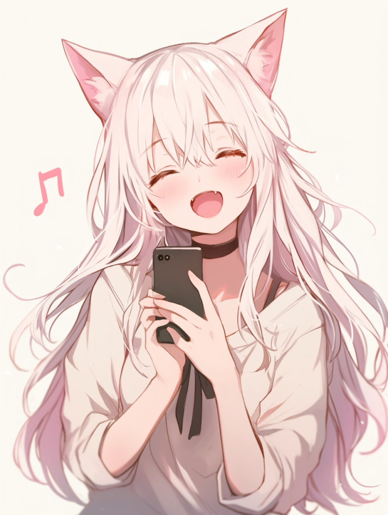 スマホを持っているVライバー