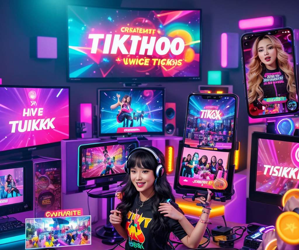 TikTokLIVE配信中のイメージ